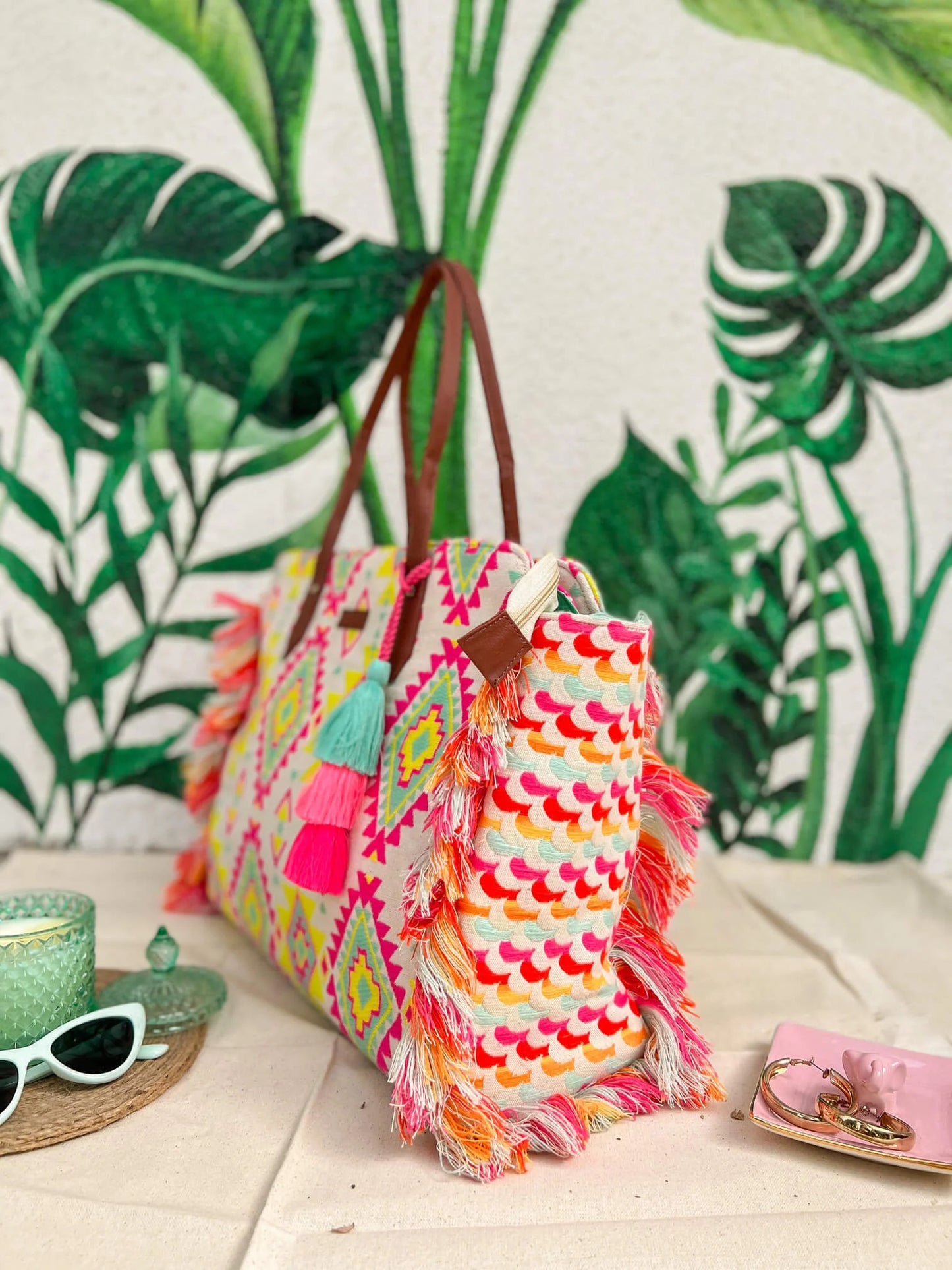 Sac de plage aux agrumes