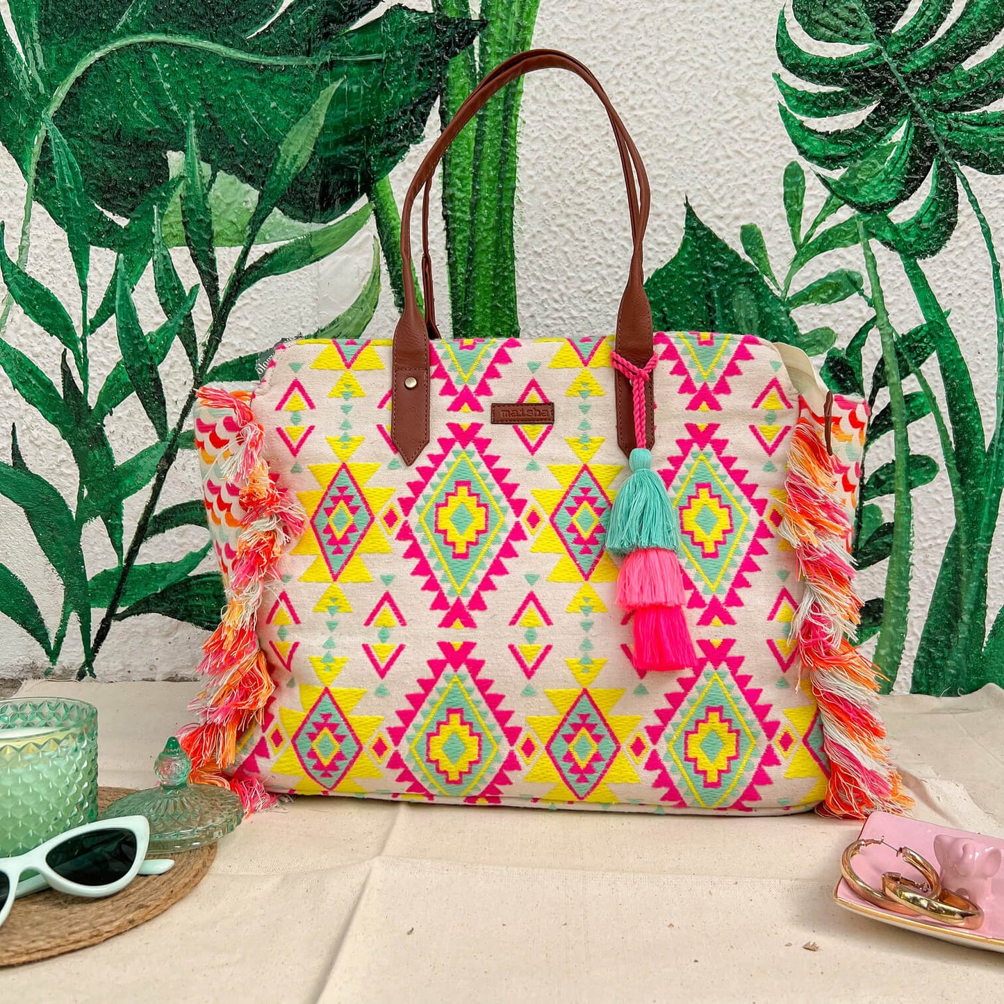 Sac de plage aux agrumes